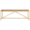 Couchtisch Evamfia 120x60x40cm (Sesamholz)