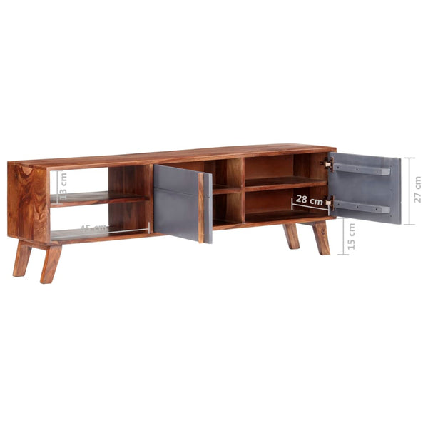 Harmaa tv-taso Niche 140x30x45cm (seesampuu)