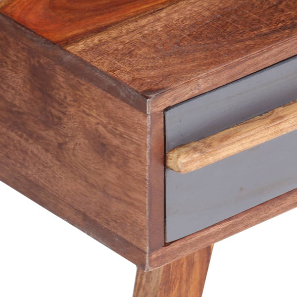 Grauer Couchtisch Galathea 110x50x40cm (Akazie)