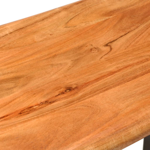 Sitzbank Ronela 110cm (Akazienholz und Stahl)