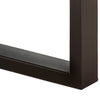 Sitzbank Ronela 110cm (grobes Mangoholz und Stahl)