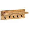 Wandgarderobe Cozoreanu 60x15x20cm (massives Mangoholz)