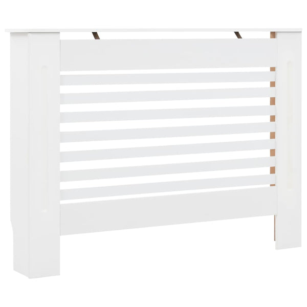 Heizkörperverkleidung weiß Oroian 112x19x81,5cm (2 Stück MDF)