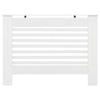 Heizkörperverkleidung weiß Oroian 112x19x81,5cm (2 Stück MDF)
