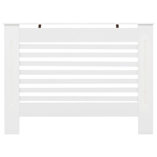 Heizkörperverkleidung weiß Oroian 112x19x81,5cm (2 Stück MDF)