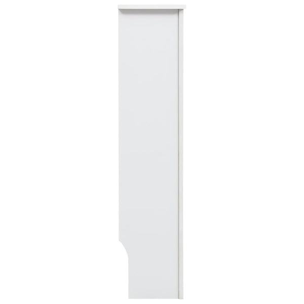 Heizkörperverkleidung weiß Oroian 112x19x81,5cm (2 Stück MDF)