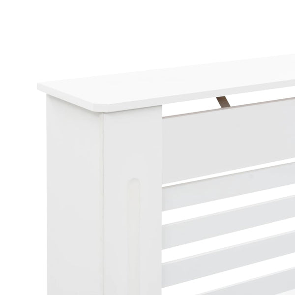 Heizkörperverkleidung weiß Oroian 112x19x81,5cm (2 Stück MDF)