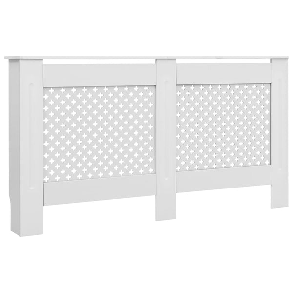 Valkoinen lämpöpatterin suojat Constantuin 152x19x81,5cm (2 kpl mdf)