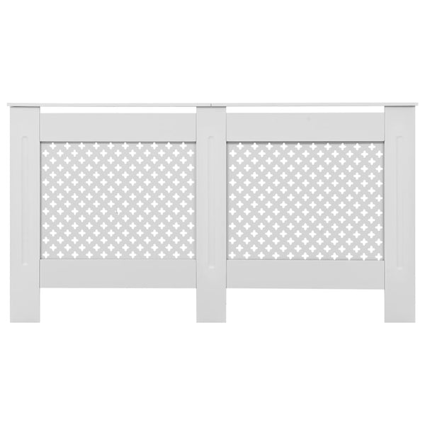 Valkoinen lämpöpatterin suojat Constantuin 152x19x81,5cm (2 kpl mdf)
