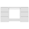 Weißer Schreibtisch Angelus 140x50x77cm (Holz)