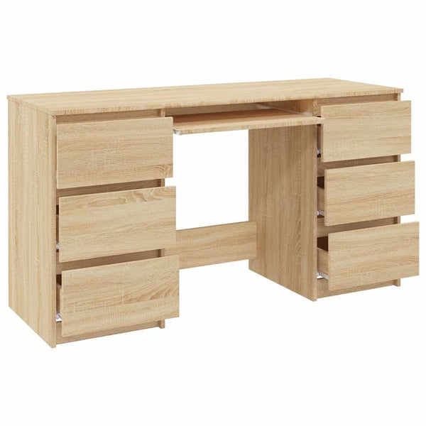 Schreibtisch Sonoma Eiche Angelus 140x50x77cm (Holz)