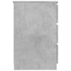 Schreibtisch Angelus 140x50x77cm betongrau (Holz)
