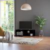 Schwarzes TV-Möbel Benona 120x34x37cm (Holz)