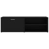 Schwarzes TV-Möbel Benona 120x34x37cm (Holz)