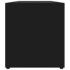 Schwarzes TV-Möbel Benona 120x34x37cm (Holz)