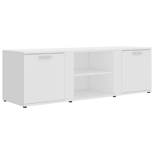 Weißes TV-Lowboard Filodel 120x34x37cm (Holz)