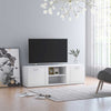 Weißes TV-Lowboard Filodel 120x34x37cm (Holz)