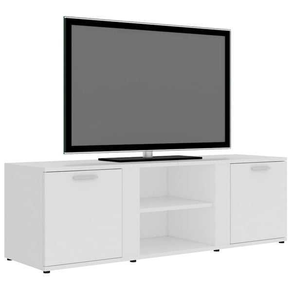 Weißes TV-Lowboard Filodel 120x34x37cm (Holz)