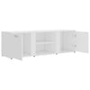 Weißes TV-Lowboard Filodel 120x34x37cm (Holz)