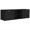 Schwarzes TV-Möbel Filodel 120x34x37cm (Holz)