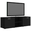 Schwarzes TV-Möbel Filodel 120x34x37cm (Holz)