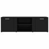Schwarzes TV-Möbel Filodel 120x34x37cm (Holz)