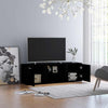Schwarzes TV-Möbel Filodel 120x34x37cm (Holz)