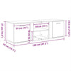 Sonoma-Eiche-TV-Bank Filodel 120x34x37cm (Holz)