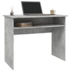 Betongrauer Schreibtisch Agafia 90x50x74cm (Holz)