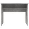 Betongrauer Schreibtisch Agafia 90x50x74cm (Holz)