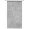 Betongrauer Schreibtisch Agafia 90x50x74cm (Holz)