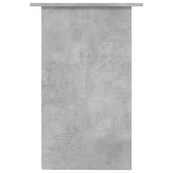 Betongrauer Schreibtisch Agafia 90x50x74cm (Holz)