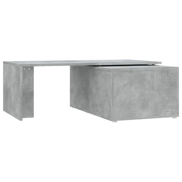 Betoninharmaa sohvapöytä Mitana 150x50x35cm (lastulevy)