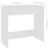 Weißer Schreibtisch Carolica 80x40x75cm (Holz)