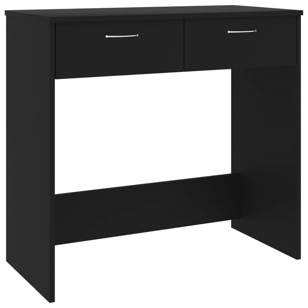 Schwarzer Schreibtisch Carolica 80x40x75cm (Spanplatte)