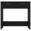 Schwarzer Schreibtisch Carolica 80x40x75cm (Spanplatte)