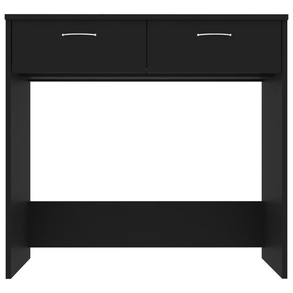 Schwarzer Schreibtisch Carolica 80x40x75cm (Spanplatte)