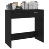 Schwarzer Schreibtisch Carolica 80x40x75cm (Spanplatte)
