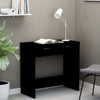 Schwarzer Schreibtisch Carolica 80x40x75cm (Spanplatte)
