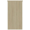 Schreibtisch Sonoma-Eiche Carolica 80x40x75cm (Spanplatte)
