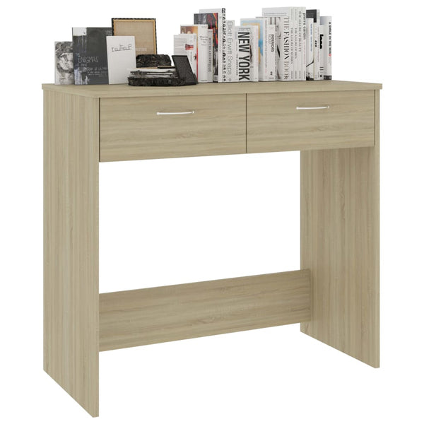 Schreibtisch Sonoma-Eiche Carolica 80x40x75cm (Spanplatte)