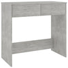 Schreibtisch Carolica 80x40x75cm betongrau (Holz)
