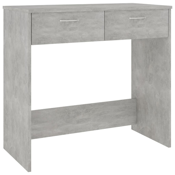 Schreibtisch Carolica 80x40x75cm betongrau (Holz)