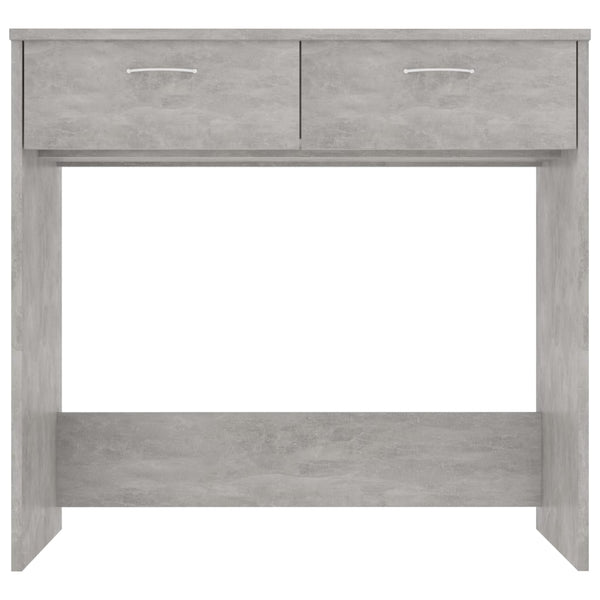 Schreibtisch Carolica 80x40x75cm betongrau (Holz)