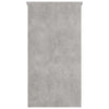 Schreibtisch Carolica 80x40x75cm betongrau (Holz)