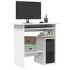 Weißer Schreibtisch Seiden 80x45x74cm (Holz)
