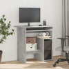 Betongrauer Schreibtisch Seiden 80x45x74cm (Holz)