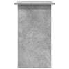 Betongrauer Schreibtisch Seiden 80x45x74cm (Holz)