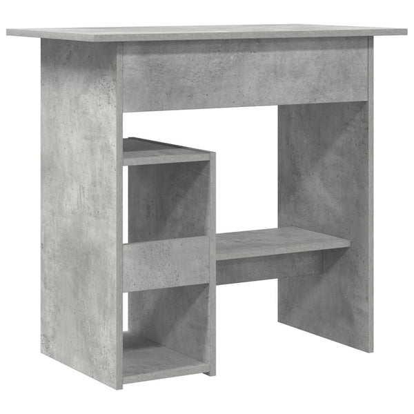 Betongrauer Schreibtisch Seiden 80x45x74cm (Holz)