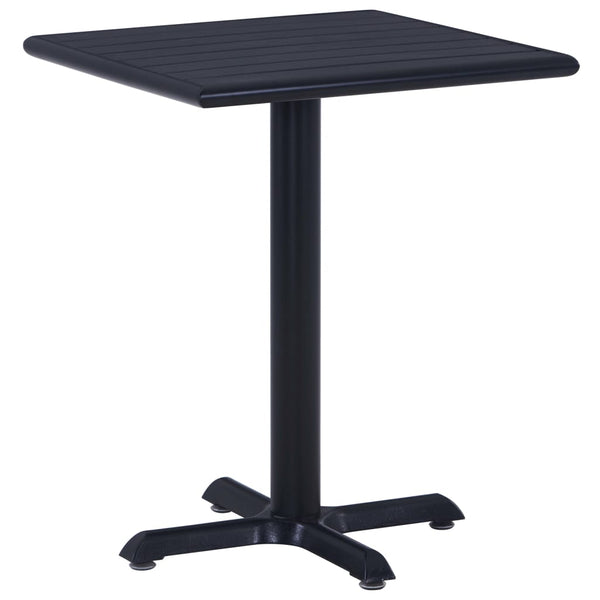 Schwarzer Gartentisch Perisada 60x60x75cm